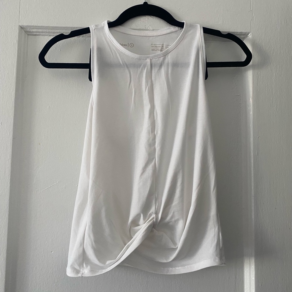 Outdoor Voices Cross Front Tank - White Size Small